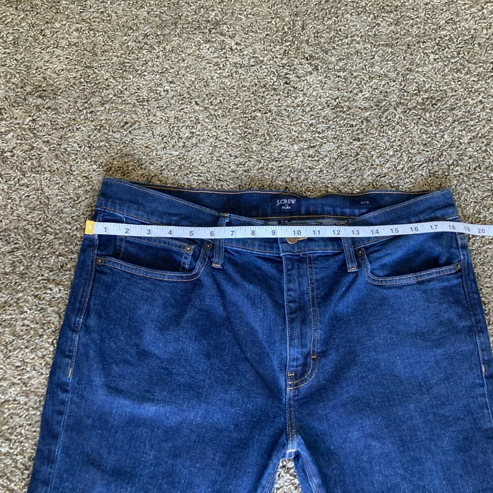 J. Crew Men's Deep Blue Straight Jeans